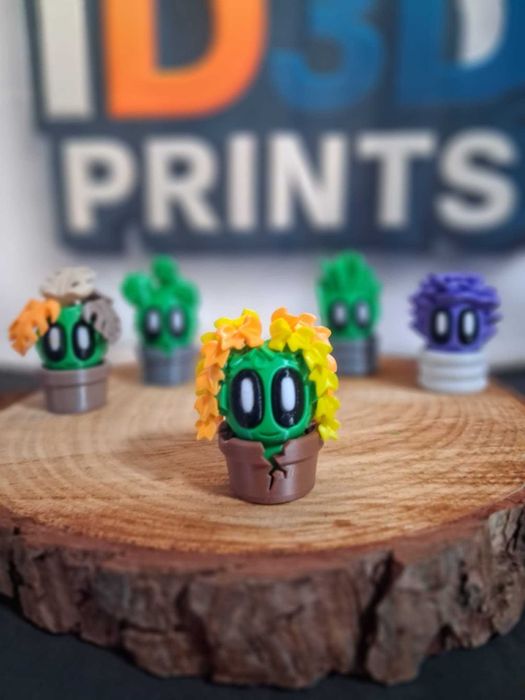 Impressão 3D - Coleção de Plantas (mini) conjunto 2/3 (Preço Sob-consulta)