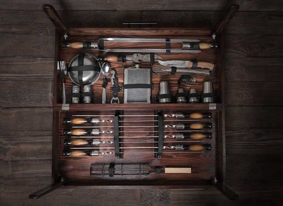 Набір шампурів у кейсі! Набор шампуров вкейсе! Супер подарунок!