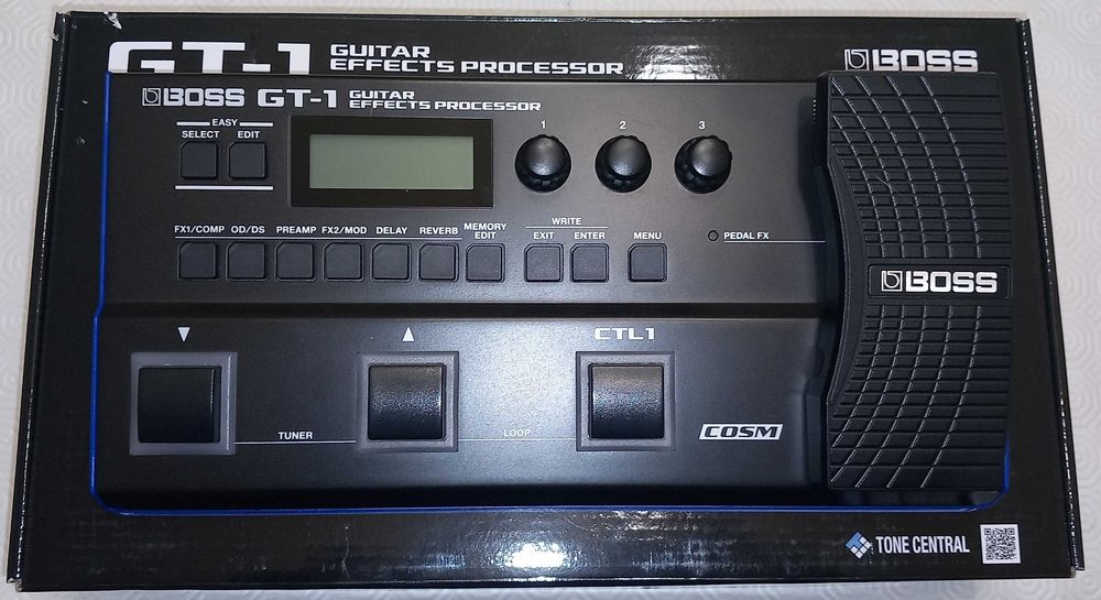 BOSS GT-1 pedaleira multi-efeitos (como nova)