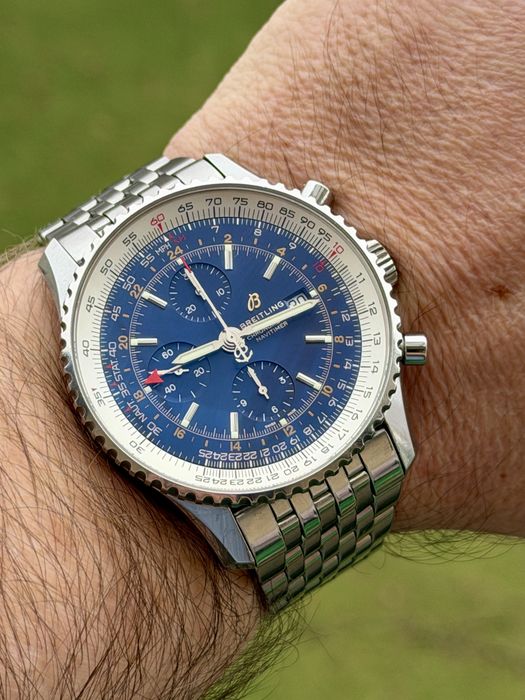 Breitling Navitimer World 46mm  Blue Super Set PL Salon