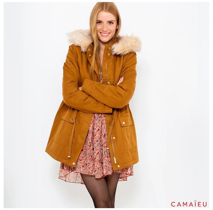 Parka jesienno-zimowa Camaieu r. 46