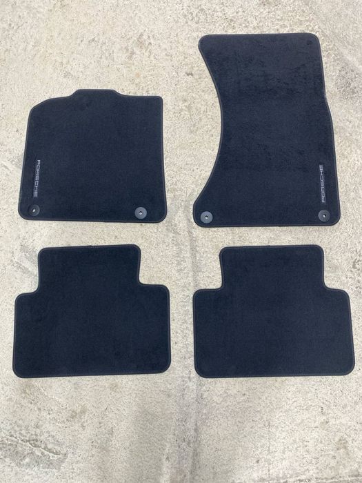 Porsche macan килимки велюрові чорні  95b864435dos5