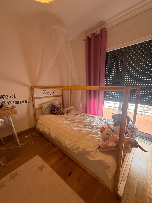Cama Infantil Reversível (Modelo KURA) + Colchão Incluído