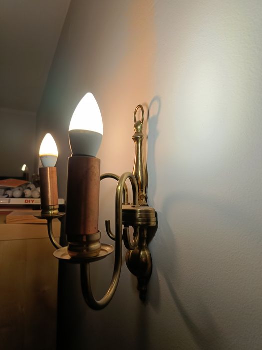 Oprawa ścienna lampa ścienna świecznik