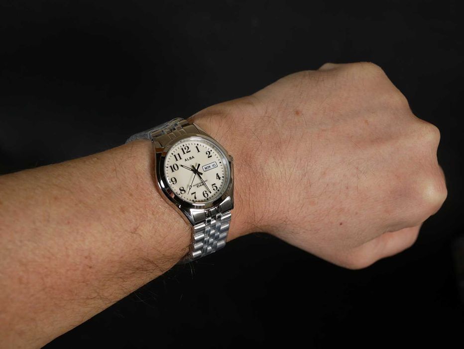 Seiko ALBA AQGK470 Ø34.5мм Full Lume, нержавейка