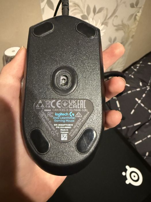 Mysz komputerowa Logitech G102 lightsync czarna