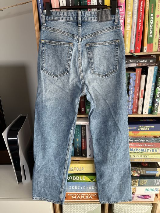 Jeansy Straight high waist Pull&Bear 34