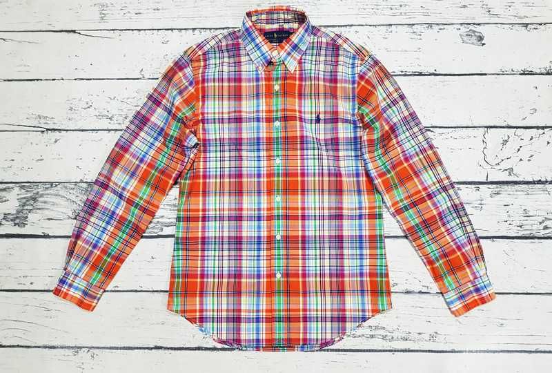Ralph Lauren * slim fit * koszula * kratka * męska * idealna * M