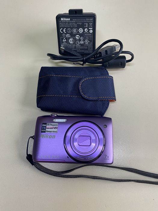 Фотоаппарат Nikon Coolpix S3500 комплект
