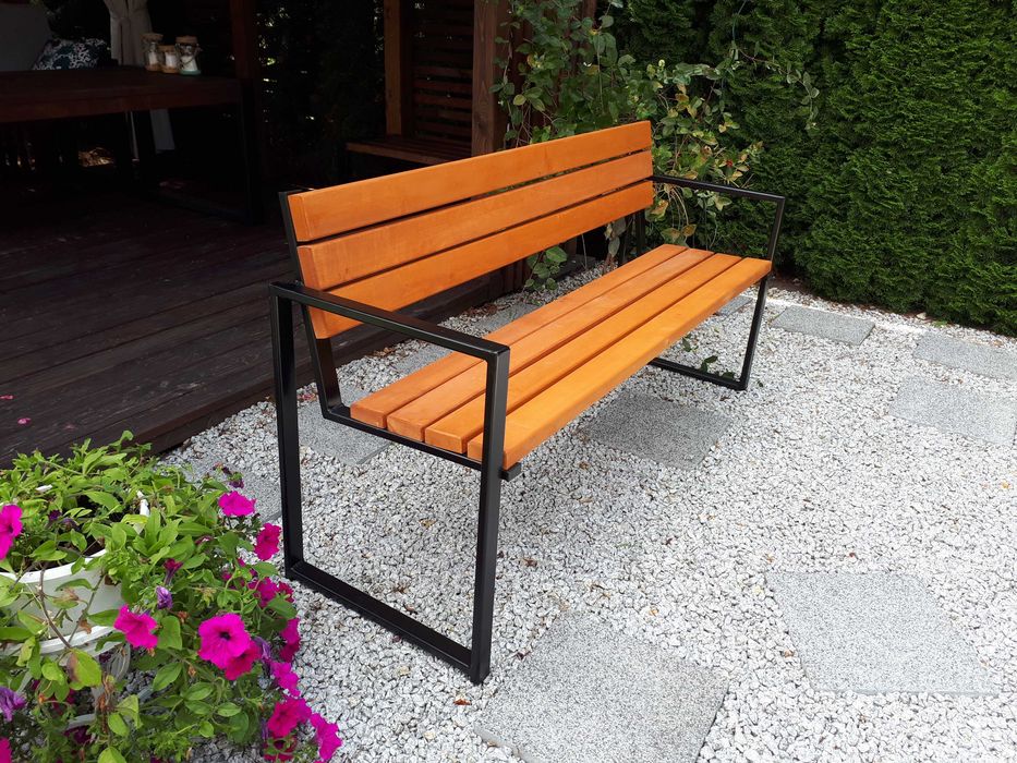 Ławka ogrodowa nowoczesna Loft PRODUKT POLSKI