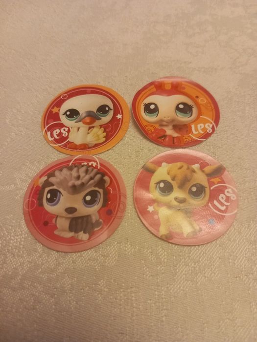 4 sztuki oryginalne naklejki lps.