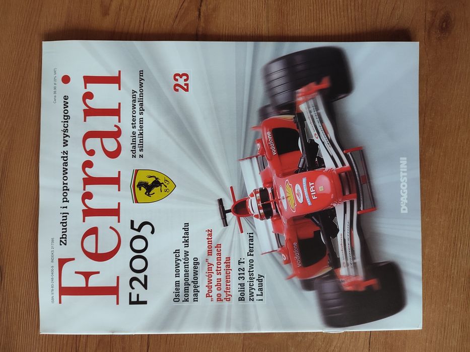 Ferrari F2005 23 model RC deagostini