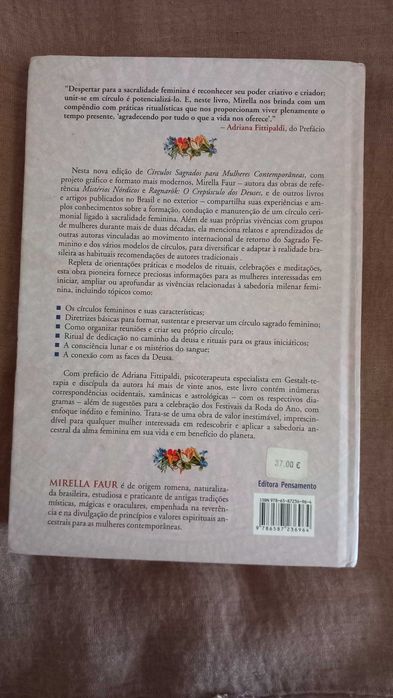 Círculos Sagrados Para Mulheres Contemporâneas, Mirella Faur