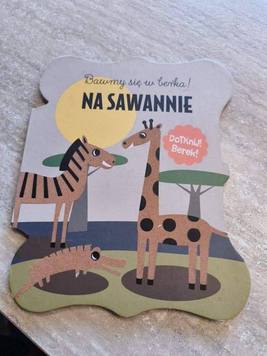 Książeczka dotykowa Na sawannie