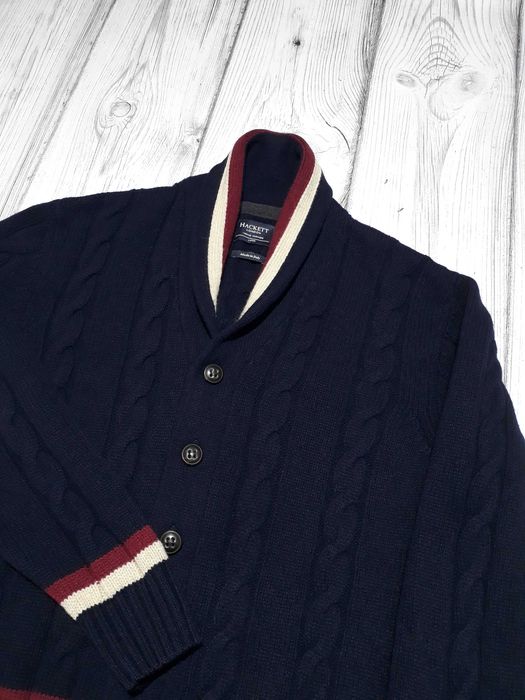 Кардиган HACKETT London cable knit кофта розмір L