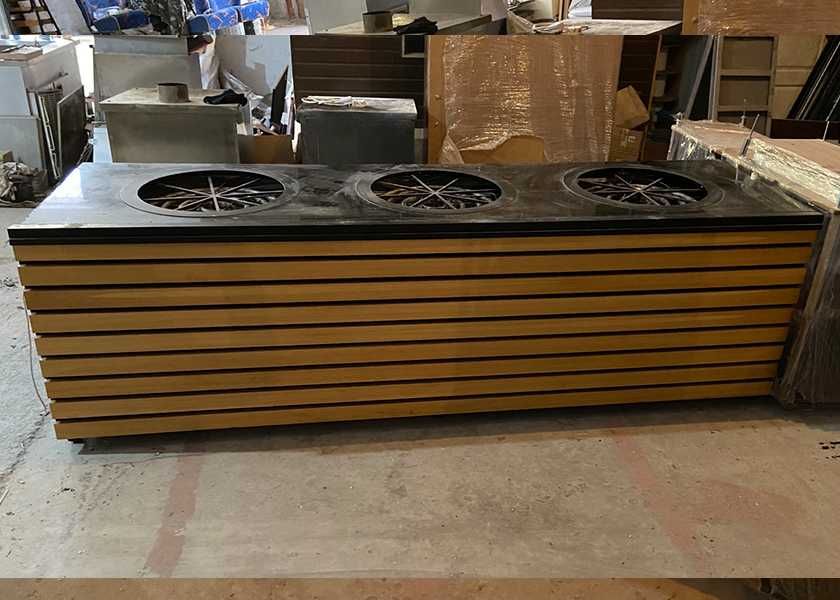 Б/у тепловая витрина для подогрева первых блюд для общепита ресторана