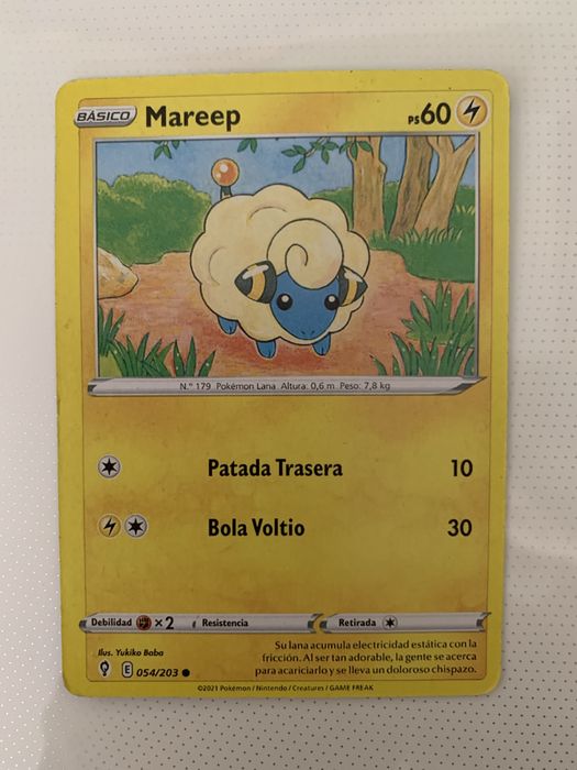 Mareep 54/203 Pokémon TCG Evolving Skies