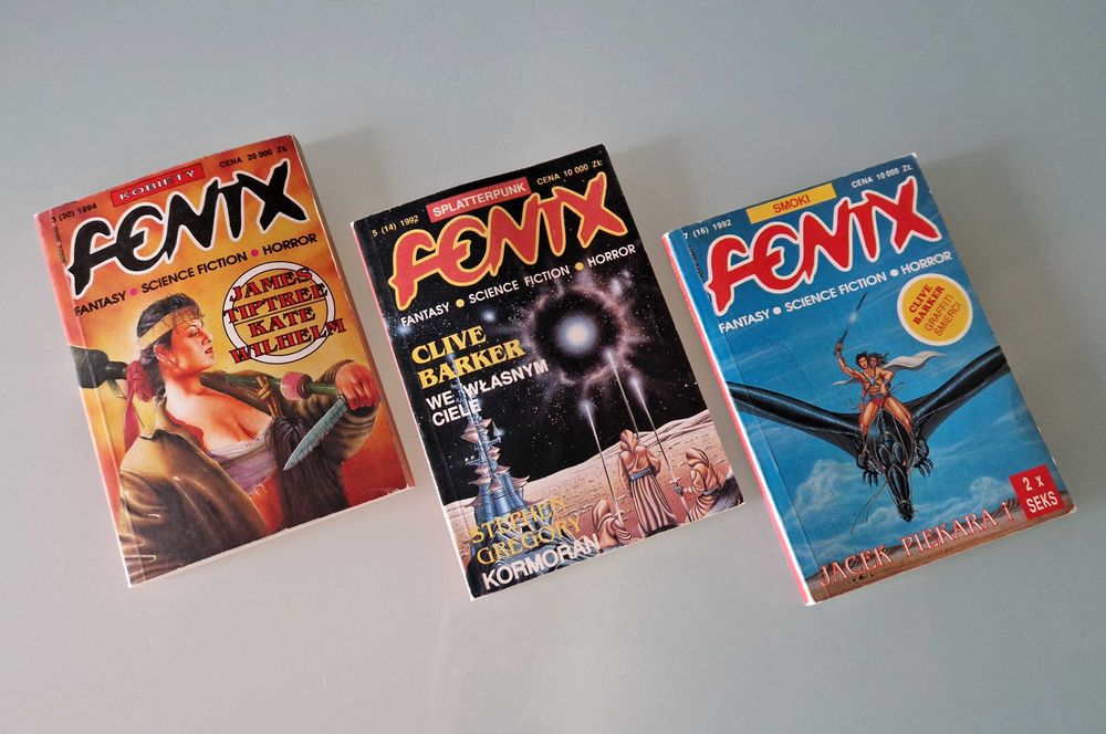 Miesięcznik Fenix (fantasy, science fiction, film / horror) 9 zeszytów