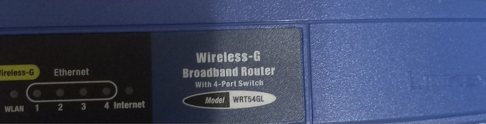 Router linksys wrt54gl