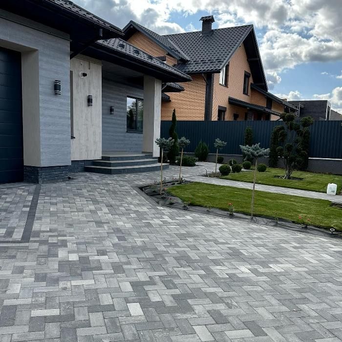 Укладка тротуарной плитки