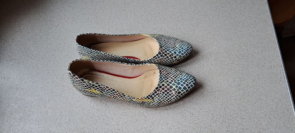 Skórzane buty damskie Fatto a Mano r. 38- skóra naturalna