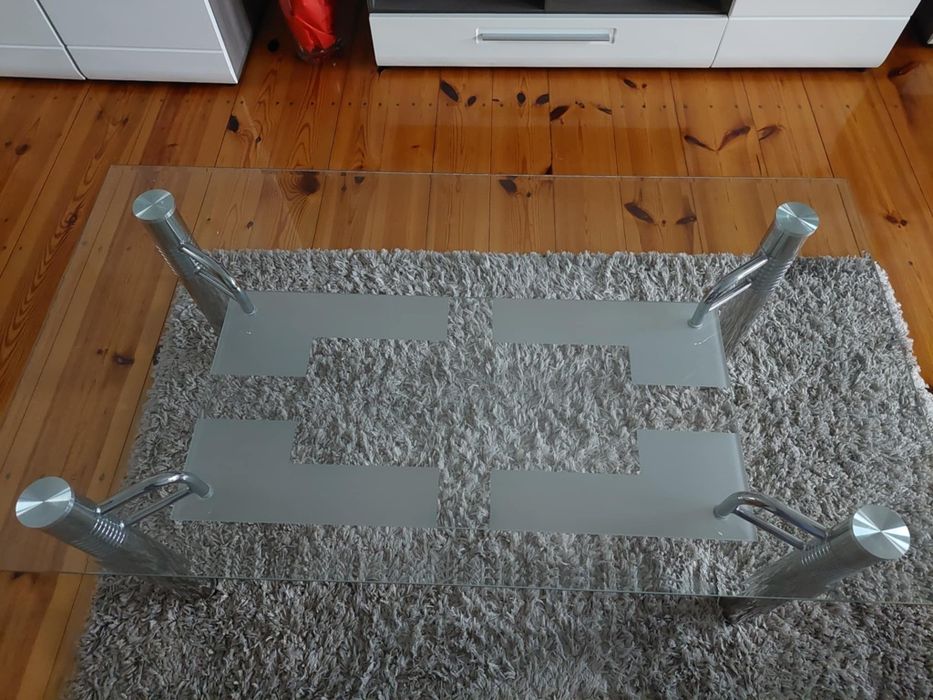 Szklana ława 120x65