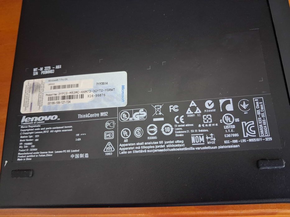 Mini PC Lenovo ThinkCentre M92 Tiny | Intel Core i3-2120T | 4 GB DDR3