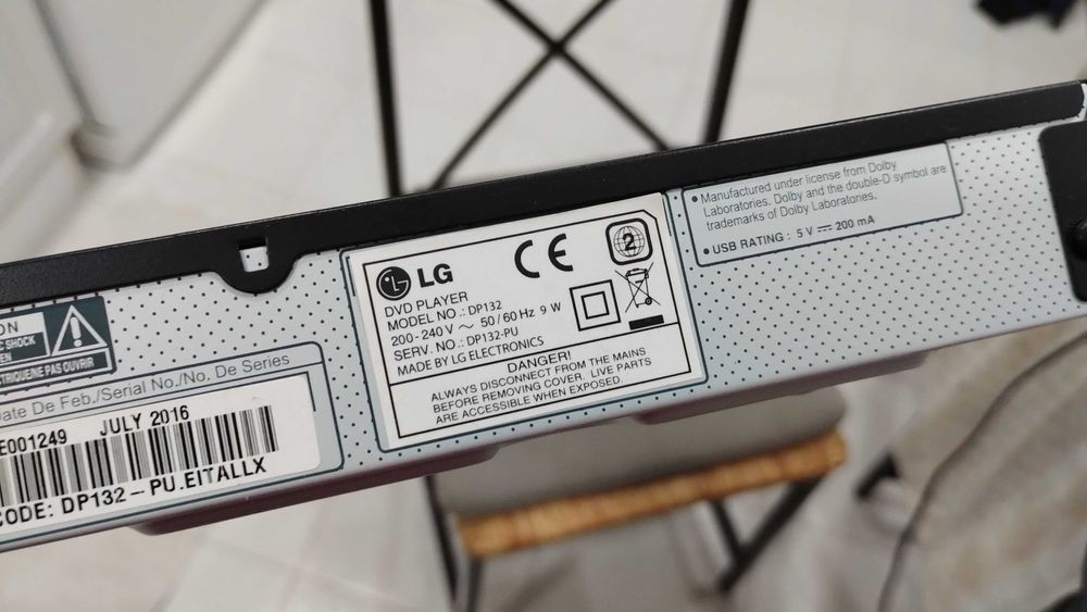 LG DVD Player Remote Control64286043256835123