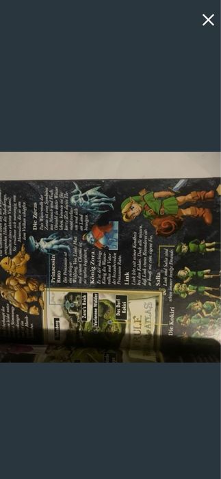 Manual jogo Nintendo 64 Zelda Ocarina of Time