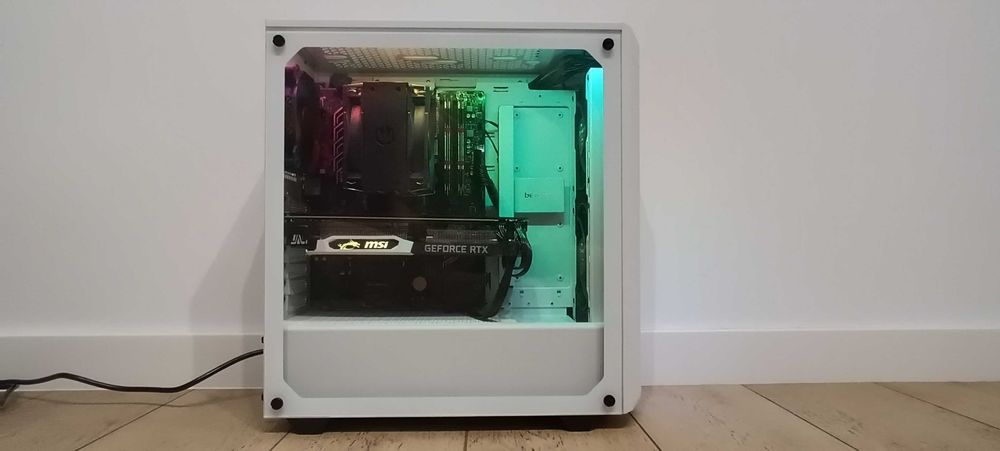 Ryzen 5 5600 B450 MSI RTX 2070 Armor 8GB GDDR6 SSD NVMe PC do Gier