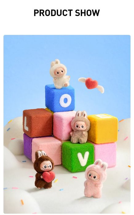 Oryginalne Labubu Pin for Love A-M Blind Box oryginał 100%