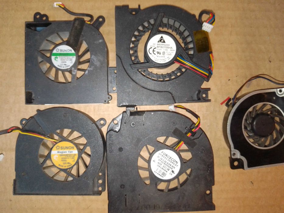 Улитки маленькие 5вольт , 120*120 - 48в.