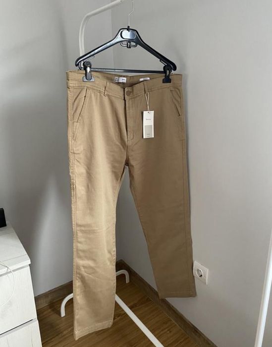 Чиносы, брюки, бежевые джинсы мужские