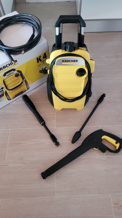 Lavadora Alta Pressão Karcher K4 Compact - Na Garantia (Usada 1x) + Ofertas
