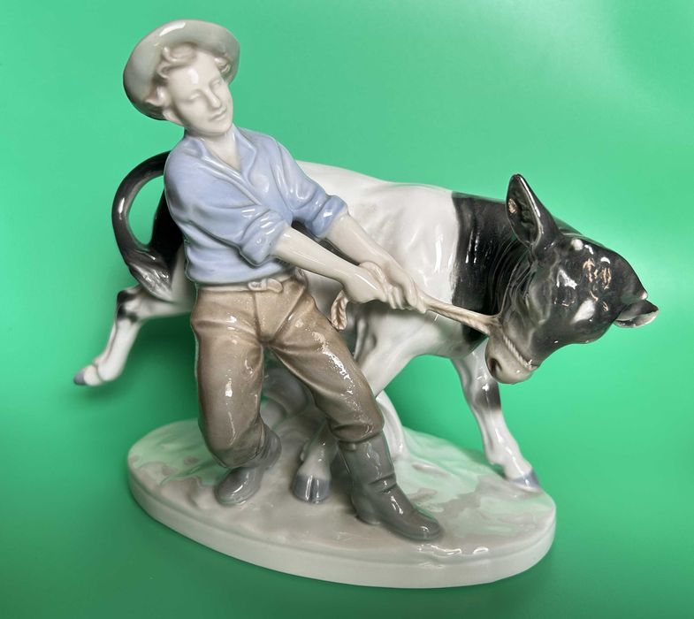 Figurka porcelanowa: „Młodzieńczy upór ” GRÄFENTHAL piękna