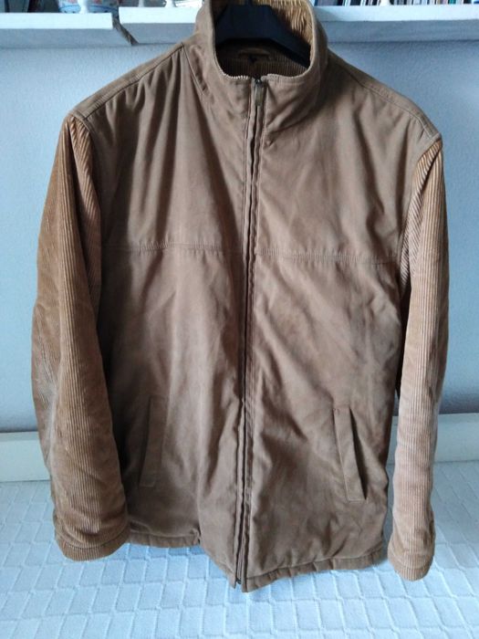 Casaco Pele Pêssego e Camurça Quebramar Blue Label M