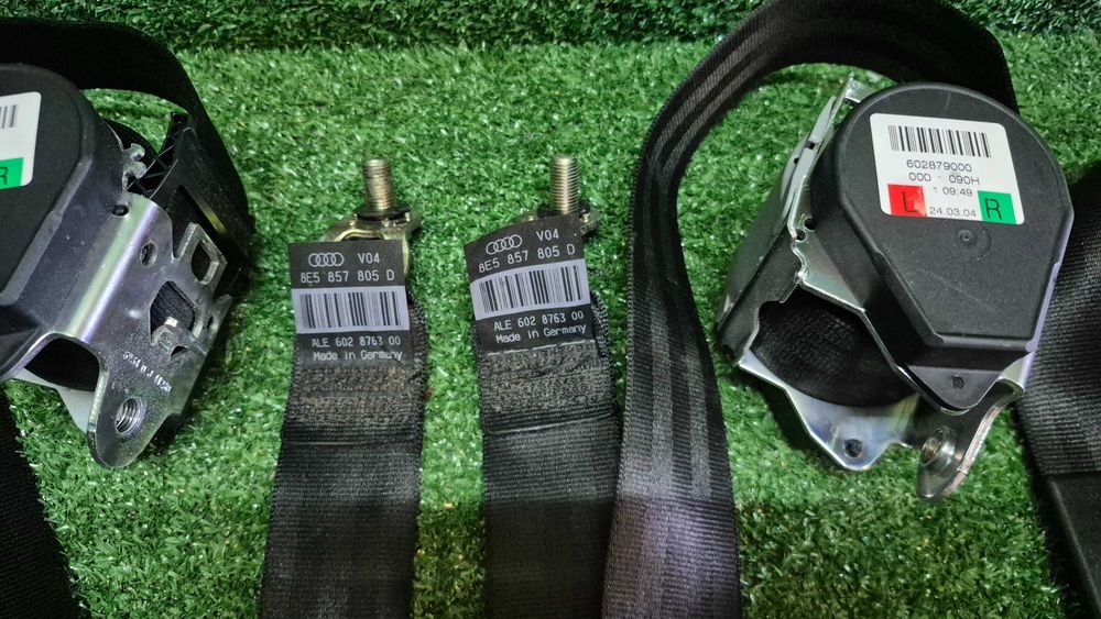 Cintos Segurança Pretos Originais Audi A4 B6 B7 8E de 2000 a 2008