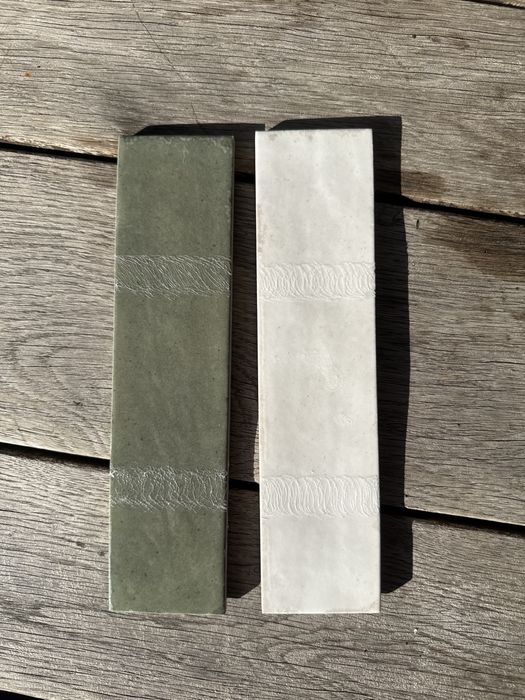 Płytki tribecca sage green / tribecca gyps white