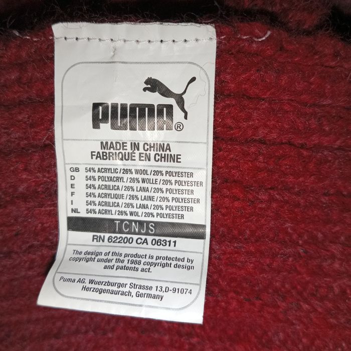 Шарф в'язаний зимовий Puma унісекс