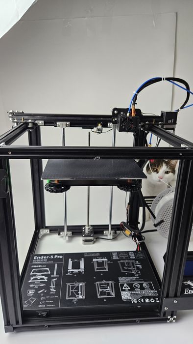 Drukarka 3D Creality Ender 5 Pro – Cicha płyta SKR MINI E3 V3, modyfikacje, stan idealny