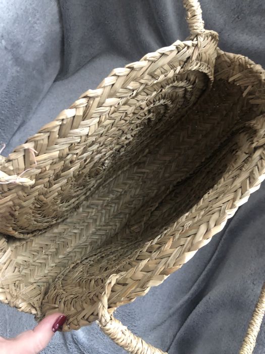 Torba wiklina pleciona duza trawa