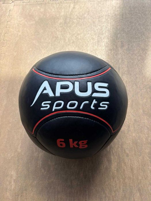 Piłka lekarska skórzana oversize 6 kg Apus Sports