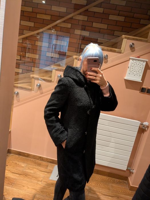 Płaszcz z kapturem Alpaka