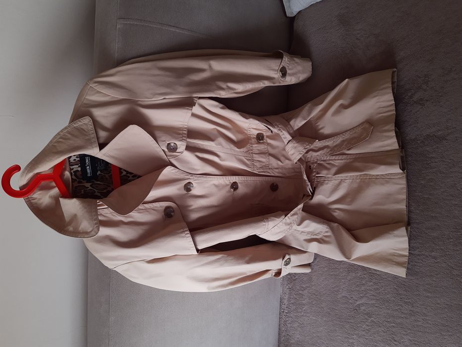USA:marka-Brandon Thomas/nowy damski markowy płaszcz jesienno-wiosenny typu 3/4. Size XL/bawełniany trench coat/styl angielski vintage