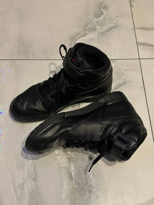 Reebok Classic czarne sneakersy high-top