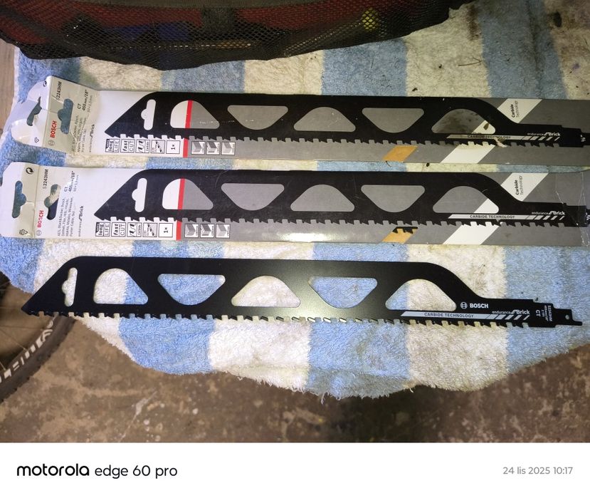 Brzeszczoty do pustaków i cegły Bosch