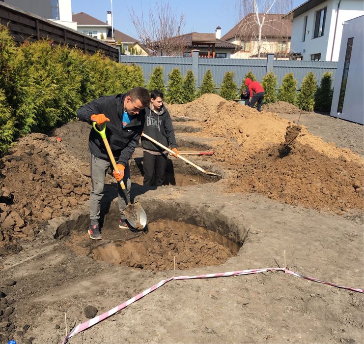 Земляні роботи|Копка траншей|Каналізація|Септик|Вода|Кабель|Фундамент|