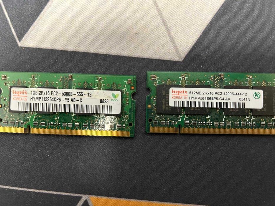 CPU, DDR2, DDR3, placas wireless e vários componentes
