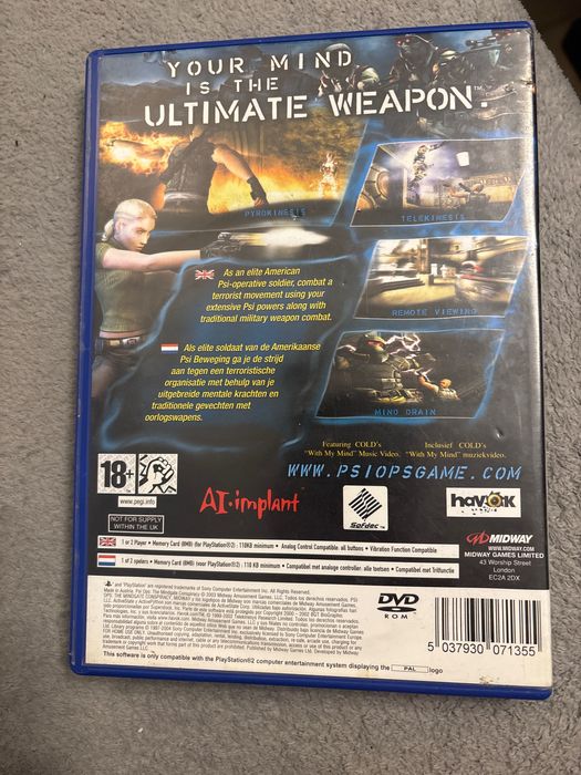 Gra psi-ops the mindgate conspiracy  ps2