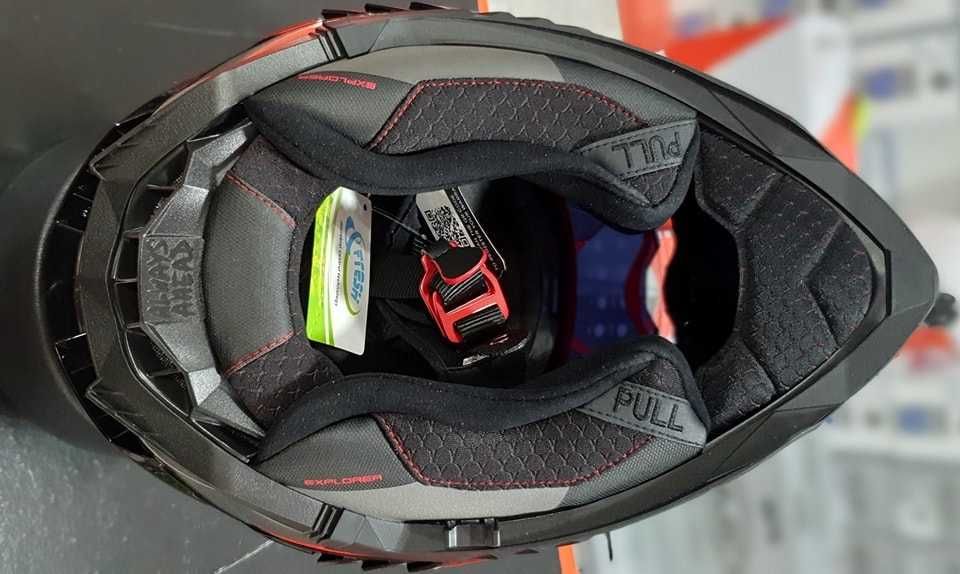 Capacete NOVO LS2 MX701 Explorer Carbon Frontier (30% DESCONTO) Em M e L